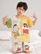 
Boys Home Suit Pajamas 2025 New Cotton Pants Boys Baby Children Home Suit Cartoon Cute Set N695Hi Milk Dragon 110 cm/10 Size [103-112cm]