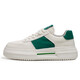 
Men's shoes for summer breathable 2025 new small white shoes for men Korean style versatile thick sole sports and casual shoes for men 9906 white and black 39