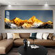 Rizhao back against Jinshan paintings office back against mountain paintings oil painting living room sofa background wall decoration landscape painting mural CT-3524-back against Jinshan 300cm*120cm (4.5 meters sofa) golden outside