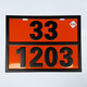 Marchandises dangereuses Signboard rectangulaire 2025 pétrolier pétrolier Nouveau signe de véhicule standard national Diesel Gasoline Déchet chimique Nouveau standard national 90-3291