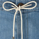 Ermenegildo Zegna/Männer lässig Tether Stretch Cotton Denim Shorts VS795Z538 Blau 46