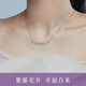 Manhe S999 Pure Silver Wisteria Flower Necklace for Women 2025 New Pendant Jewelry Wife Birthday Gift for Girlfriend