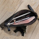 Cool Kangaroo de cuero para mujer billetera de monedas de monedas 2025 Nuevo bolso de cuero suave simple y moderno para teléfono móvil negro