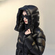 Govan Black Gold Goose Down Jacket Queen 4.0 Eight Patterns Yang Mi Same Style Women's Long Down Jacket Haute Diamond Black L