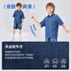 Levi s Levi's children's clothing boys' denim short-sleeved shirt 2025 summer new comfortable children's short-sleeved shirt Saint Desiree Blue 110/52 Recommended height 98-104cm