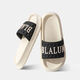 
RONGXITU (RONGXITU) back-reliable thick-soled slippers summer anti-slip bathroom couple slippers BLALUN[9901] black 36-37