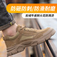 Chaussures de protection du travail Huilijun pour hommes et femmes au printemps et en été, anti-schashing, anti-puncture, léger, anti-odorable, respirant, résistant à l'usure, au chantier de construction anti-glis