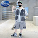
Disney (Disney) boys summer suit 2025 new summer mid-sized children children boys summer short-sleeved shirt handsome trendy clothes TZK679-Grey suit 120 Recommended height 140-150 cm