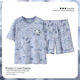 Jingpufei pijama dulce para mujeres en el verano Linda ropa para el hogar de mangas 2025 Guangzhou trece líneas 683 Sleeping Dog 185 2xl Código [sugerido 125-150Jin [Jin equivale a 0.5 kg]]
