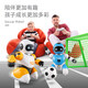 UTHER intelligent football battle robot kicking competitive double remote control programmable fighting children's toys. Standard version of yellow + blue + 2 balls + 4 goals. Official standard version