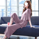 Lexi Beihui Modal Pajamas для женщин с короткими рукавами для женщин для домашней одежды для домашней одежды M902 170 м (80-110JIN [Джин равняется 0,5 кг])