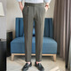 Jessons business trousers men slim young British style Naples high waist casual pants men formal wear no iron suit pants K9871 black 30
