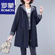 Romon (Romon) Luxurant luxe de grande taille pour femmes de grande taille pour femmes de grande taille de la femme et des vêtements de printemps et d'automne de la mère de la mère de l'âge moyen de l'âge moyen de l'âge de l'âge de l'âge moyen
