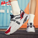 Huili Sports Shoes Spring Spring New Style Boys Color de contraste Avistable y versátil Casco grueso Sombrado Supering Daddy Shoes Mihong Blue oscuro 5012 39