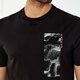 Hugo Boss 橙标 男士时尚印花休闲短袖圆领T恤 50539179 10254276 粉色 694 XL