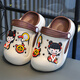 Nezha para niños zapatillas para niños Summer Summer NUEVO SALPIERSA AUTALERA NEZHA - Caki 28-29 Tamaño [Longitud interna 17.5cm]
