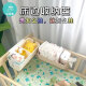 婴儿尿布桶床边挂篮儿童宝宝床头尿不湿尿片收纳盒袋挂袋筐储物 奶油白【2个装】 32.5*14.5*12cm