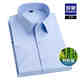 Lomon [Bamboo Fibre] Shirt's Men's Summer Business Casual Fin Finting Versatile Facile To-Making Shirt White à manches courtes 42