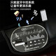 
HF children's electric car four-wheeled car can be seated and can be remotely controlled and swayed for boys and girls toys and children's carriage charging gift Chinese red [remote control + large battery + Bluetooth music]
