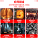 富崎耐高温胶水1200度强力防火耐温胶耐热胶陶瓷金属粘接铁铝灌封胶耐油防水密封胶绝缘无机胶修补剂 耐高温无机胶5012送铲子*1搅拌棍*1手套*1
