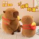 
Panda Bear Kapibala Doll Capybara Lulu Doll Plush Toy Ragdoll Nezha Groundhog Girl Birthday Gift