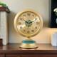 Compas European style wooden light luxury table clock living room home ornaments decorative ornaments quartz clock 506 gold