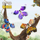 The butterfly that can fly with the children's outdoor toys, flower spray gift box, fly away, bamboo dragonfly, spring outing, must-have artifact for spring outings in the park. The butterfly that can fly [10 packages] (Random color)
