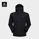 KAILAS M13-PRO hooded soft shell jacket CORDURA wear-resistant elastic outdoor rock climbing and mountaineering clothing for men