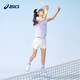 Asics/ASICS Children's Wear 25th Summer New Girls Reflective Print Contrast Color Stretch Sports Knitted Skirt 0001 White 130
