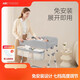 ABCMOKOO【新品】奥蒂尿布台婴儿护理台免安装可折叠多功能洗澡按摩抚触台 莫兰迪灰【奥蒂-AIR款+浴盆浴垫 其他 整装 支架结构