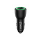 
360 car charger fast charging data cable set dual port USB 66W cigarette lighter smart car charger one-to-two converter