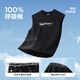Zuoxi Children's Clothing Boys Vest Summer Sleeveless Pure Cotton T-shirt 2025 New Children's Clothing Boys Top Black 120