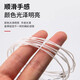 Cadena de ukelele Yuan Carbon 21 23 26 pulgadas Cadena de nylon blanca universal Conjunto completo de ukelele de ukelele String White Nylon Ukulele String [2 Set] Recomendado por principiantes | Guitarra para niños disponible
