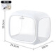 Bo Naling Figure Display Cabinet Blind Box Storage Box Display Chamber Space Capsule Suitable Figure Bubble Mart Acrylic Transparent Box White with Light Single Pack 24*16*19cm