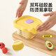 taoqibaby baby food box glass steamable egg custard bowl keep fresh storage baby food special double ear anti-scalding tool cup spruce green (180ml round)