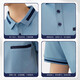 
Pu Lian cleaning work clothes custom printed logo hotel office building 2025 staff cool T-shirt room cleaning aunt p MSHJ-9905 cleaning clothes short-sleeved T-shirt blue gray S