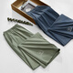 Pantalones de pijama para hombres Fenten Spring and Autumn Algodón puro Pantalones casuales sueltos y cómodos pantalones caseros de color gris oscuro 2xl