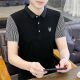 濮水方方夏季男士POLO衫棉短袖韩版潮流设计 687绿色 M 【16590-110斤】