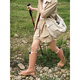 Liu Chaobu high tube rain boots Japanese high tube rain boots women's fashionable outer wear anti-slip waterproof wear-resistant rubber shoes to catch the sea kitchen long tube green 39 standard code