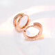 DL 1998 18k gold rose gold earrings outlet discount store removed from the cabinet 18K gold earrings outl rose gold earrings