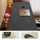 Pupan-Stoffmuster Computer Schreibtisch Matte extra große Standard-Mat Office Desktop Mattenstudie Schreibtisch Schreibtisch Matten Milk Tee Braunes Stoff Muster doppelseitige 2,2 14070 cm Anti-B-Kee-Resistant Full Sheet