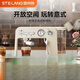 Stelang ST-693b Italienische Kaffeemaschine All-in-One-Heimstand kleiner halbautomatischer Dampfmilchschaum Reis Weiß
