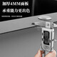 Songpai Japanese kitchen sink large single tank 304 stainless steel under-counter basin washing basin washing basin washing basin washing basin silver sink + anti-odor drain + pulling faucet 880*500mm [SUS304 supports potion detection