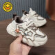 
G.DUCKKIDS little yellow duck boy running shoes 2025 spring and summer new children's dad shoes breathable mesh soft sole running shoes boy little yellow duck 6210 meters brown [Spring and Autumn Double Net] 30 inner length 19.1cm