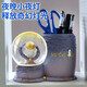 Red Iron Astronaut Holder Ornaments Crystal Ball Night Light Office Office Desktop Decoration Creative Storage Crafts Children's Day Astronaut Holder [Purple Star Ring]