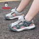 Babudou Boys's Head Sandals Лето 2025 Новые детские пляжные туфли среднего размера детской анти-скользкой мягкой подошвы мальчика Sport