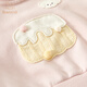 
Banxidi Girls Sweatshirt Spring and Autumn 2025 New Fashionable Baby Long Sleeve Top Baby Pullover Autumn Children's Clothes Pink 80