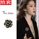 SNQP camellia flower brooch design niche corsage small fragrance style suit pin accessories camellia brooch