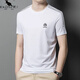 
Kangaroo (DaiShu) short-sleeved T-shirt for men 2025 summer new men's round neck loose half-sleeved T-shirt versatile casual top base shirt men blue-13598KSP M 165 Recommended 90-120Jin [Jin equals 0.5 kg]