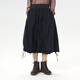 北极狐（FJALLRAVEN）女士半身裙长裙2025春夏城市户外工装裙A字伞裙102512035 555黑色 均码 A36